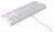 Xtrfy K4 RGB Tenkeyless WHITE Edition, Mechanical gaming keyboard with RGB, UK