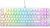 Xtrfy K4 RGB Tenkeyless WHITE Edition, Mechanical gaming keyboard with RGB, UK