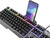 Trust Billentyűzet Gamer - GXT 853 Esca Metal (RGB LED háttérvilágítás; USB; szürke; magyar; fém váz)