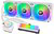 Thermaltake Floe RC360 CPU&Memory AIO Liquid Cooler Snow Edition/All-in-one liquid cooling system/120 ARGB Fan*3