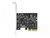 Delock PCI Express x4 kártya > 1 x külső SuperSpeed USB 20 Gbps (USB 3.2 Gen 2x2) USB Type-C mama