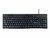 GEMBIRD KB-UM-107 multimedia keyboard US fekete