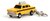 Kikkerland KRL38TC-EU LED-es hanggal sárga taxi kulcstartó