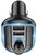 YESIDO Bluetooth FM-transmitter/szivargyújtó töltő - 2xUSB + MP3 + Flash/TF/microSD kártyaolvasó - YESIDO Y44 - fekete