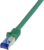 Logilink Patch cable Cat.6A S/FTP Ultraflex 3P/GHMT certified, green 5.0m