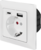 Logilink Wall outlet 1 socket+ 1-port USB-A + 1port USB-C charger