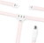 Logilink FM Radio dipole antenna with coax connector, indoor