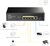 CUDY Switch 4x1000Mbps (4xPOE+) + 1x1000Mbps +1x1Gbit SFP Uplink, Fémházas, Asztali, GS1005PTS1