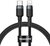 Baseus Cafule QC3.0 18W 1m USB-C - Lightning fekete fonott kábel