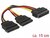 Delock Cable Power SATA 15 pin > 2 x SATA HDD straight