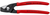 KNIPEX kábelvágó fogó műanyag bevonattal, 160 mm, 95 11 160