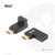 Club3D USB Type-C Gen2 Angled Adapter set of 2 up to 4K120Hz M/F