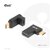 Club3D USB Type-C Gen2 Angled Adapter set of 2 up to 4K120Hz M/F