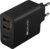 CANYON H-08 Universal 3xUSB AC charger (in wall) with over-voltage protection(1 USB-C with PD Quick Charger)