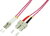 Logilink Fiber duplex patch kábel, OM4, 50/125 , LC-SC, lila, 5 m