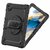 Samsung X200/X205 Galaxy Tab A8 10.5 ütésálló védőtok 360 fokos védelemmel, 4H kijelzővédő üveggel - Solid - fekete (ECO csomagolás)