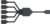 Cooler Master ARGB 1 to 5 Splitter Cable - osztókábel - MFX-AWHN-1NNN5-R1