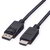 ROLINE Kábel DisplayPort - HDMI, M/M, 3m