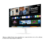 Samsung 27" monitor/TV M5 - VA panel 1920x1080, 16:9, 250cd/m2, 4ms, 60Hz, HDR, 2xHDMI/2xUSB/WiFi/Bluetooth, hangszóró, Fehér