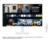 Samsung 27" monitor/TV M5 - VA panel 1920x1080, 16:9, 250cd/m2, 4ms, 60Hz, HDR, 2xHDMI/2xUSB/WiFi/Bluetooth, hangszóró, Fehér