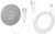 HOCO Qi univerzális vezeték nélküli töltő állomás - 15W - HOCO CW31 Magnetic Wireless Fast Charger - fehér  
