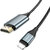 HOCO Lightning - HDMI kábel 2 m-es vezetékkel - HOCO UA15 Lightning to HDMI Adapter Full HD - fekete/szürke