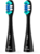 NICEBOY ION Sonic replacement brush head 2 pcs Medium, black