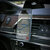 Univerzális szellőzőrácsba illeszthető mágneses PDA/GSM autós tartó - HOCO S49 Air Outlet Magnetic Car Holder - fekete