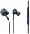 SAMSUNG fülhallgató SZTEREO (3.5mm jack, felvevő gomb, hangerő szabályzó, 2 pár fülgumi, Tuned by AKG) FEKETE