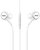 SAMSUNG fülhallgató SZTEREO (3.5mm jack, felvevő gomb, hangerő szabályzó, 2 pár fülgumi, Tuned by AKG) FEHÉR
