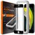SPIGEN ALM FC képernyővédő üveg (2.5D, ujjlenyomatmentes, extra karcálló, 9H, ultravékony, 0.3mm színkiemelés) FEKETE