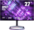 Cooler Master 27" GM27-FQS ARGB - IPS panel 2560x1440 16:9 165Hz 1ms 1000:1 300cd PIVOT 2xHDMI DP USB USB-C
