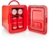 Nedis hordozható mini hűtőszekrény piros (KAFR120CRD)