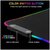 The G-Lab Egérpad - PA RUBIDIUM (800x300x3mm; fekete, extra USB, RGB LED)