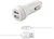 S-Link Autós töltő - SW-C530 (2db USB, 5V/2.1A, 5W, Micro USB, 100cm adat+töltőkábel, fehér)