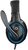 Snopy Fejhallgató - SN-GX1 ERGO (mikrofon, 3.5mm jack, hangerőszabályzó, nagy-párnás, 2.2m kábel, fekete-kék)
