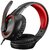 Snopy Fejhallgató - SN-GX1 ERGO (mikrofon, 3.5mm jack, hangerőszabályzó, nagy-párnás, 2.2m kábel, fekete-piros)