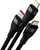 Baseus Flash Series 3 az 1-ben USB-kábel USB-C + micro USB + Lightning 100W 1.2m fekete (CASS030001)