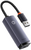 Baseus Lite Series USB-RJ45 hálózati adapter 100 Mbps szürke (WKQX000013)