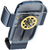Baseus Metal Age II telefon autó tartó hűtőrácsán szürke (SUJS000013)