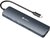 Sandberg Notebook Dokkoló - USB-C 8K Display Dock (Bemenet: USB-C; Kimenet: HDMI+DP+2xUSB-A3.0+USB-C+RJ45; 8K/30Hz)