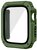 Apple Watch Series 3 Műanyag keret (BUMPER, ütésálló + kijelzővédő üveg) ZÖLD