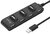 Equip-Life USB Hub - 128957 (7 Port, USB2.0, USB tápellátás, kompakt dizájn, fekete)