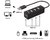 Equip-Life USB Hub - 128955 (4 Port, USB2.0, USB tápellátás, kompakt dizájn, fekete)