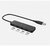 APPROX USB HUB - USB3.0 4in1 HUB (4db USB3.0) Fekete