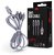 Maxlife TF-0168 1m 3in1 Lightning/microUSB/Type C 2A ezüst adat- és töltőkábel