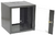 Netrack 10" Fali rack szekrény 6U 300x315mm - Fekete