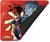 KONIX - MY HERO ACADEMIA "Shigaraki" Gaming Egérpad 320x270mm, Piros-Mintás
