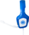KONIX - MY HERO ACADEMIA 2.0 Fejhallgató Vezetékes Gaming Stereo Mikrofon, Kék-Fehér