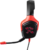 KONIX - NARUTO "Akatsuki" 2.0 Fejhallgató Vezetékes Gaming Stereo Mikrofon, Fekete-Piros